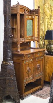 Cabinet - solid wood, brass - 1910